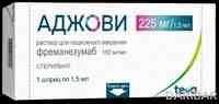 Аджови 0,225/1,5мл д/подкожного введ р-р	